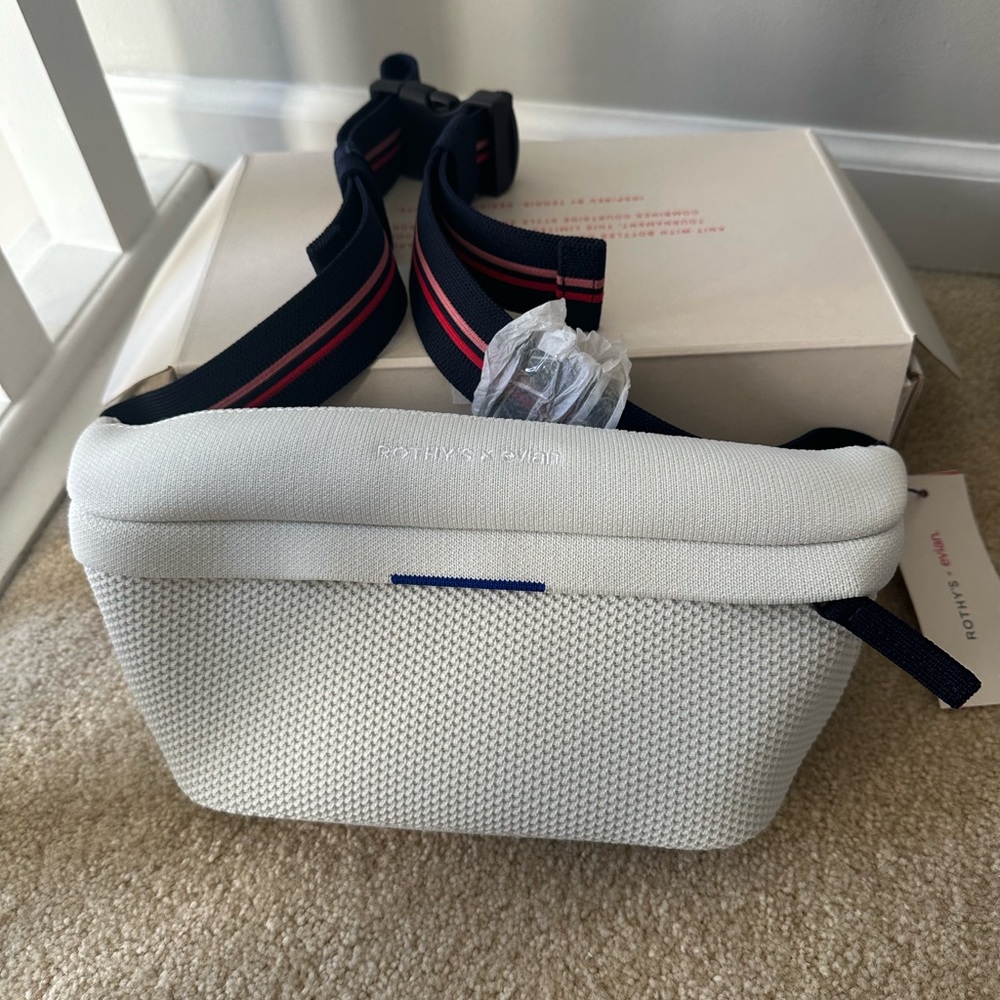 Rothy’s x Evian collaboration belt bag!  NWT
